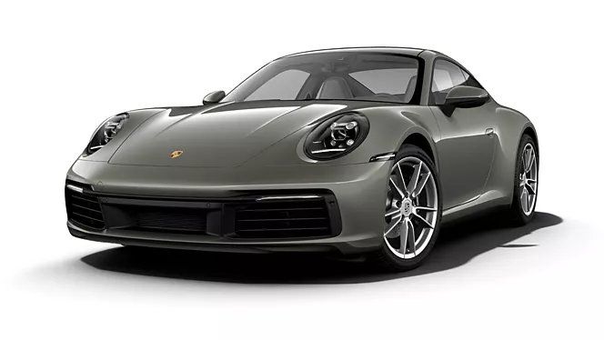 Sleek Gray Porsche 911 Coupe 1