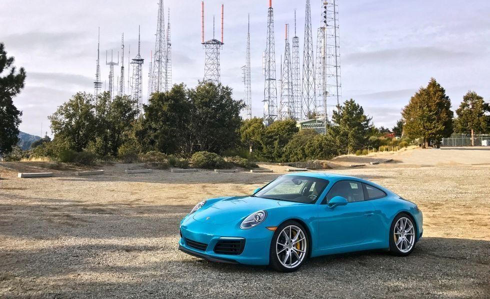 Porsche 911 Carrera S, Bleu Miami, jantes 20" 1