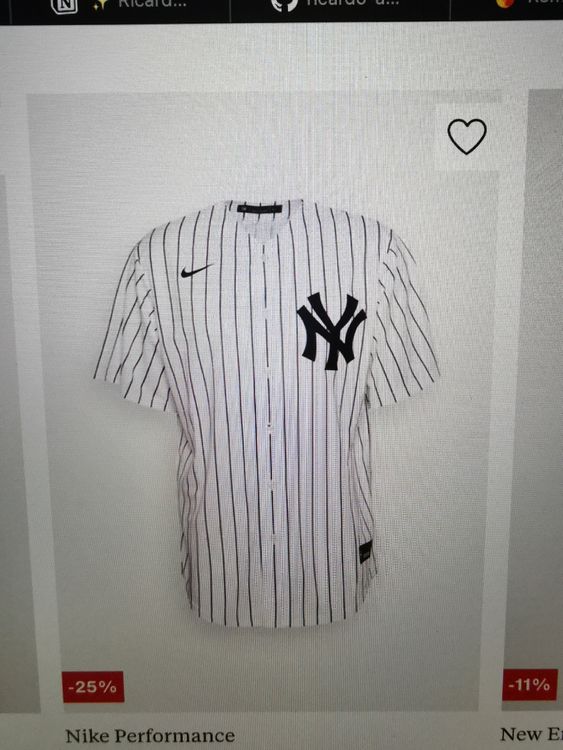 Nike New York Yankees Baseball Jersey Stripes 1