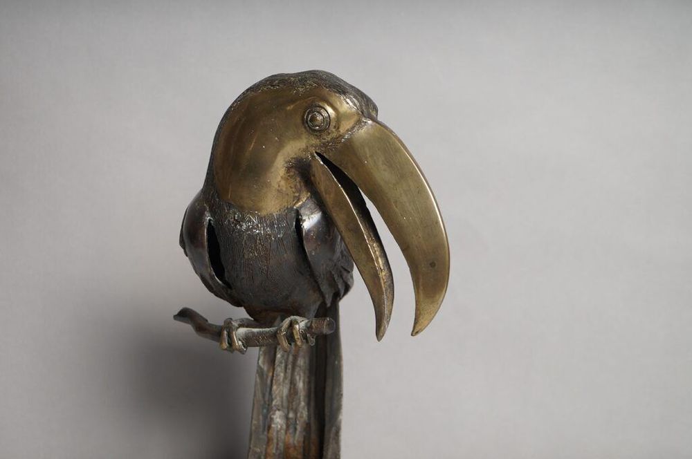 Bronzefigur eines Tukans 5